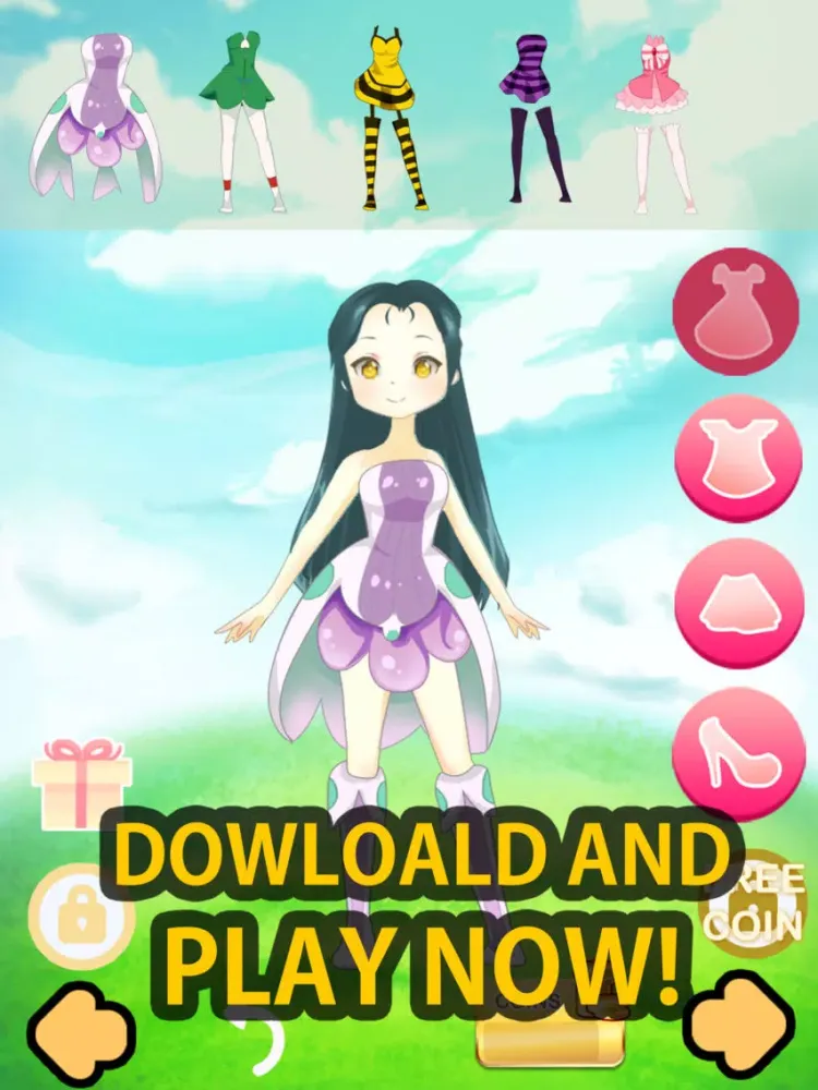 تصاویر Go to Create Monster Girl XY Dress up for Pokemon iPad 