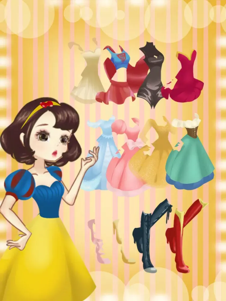 ภาพหน้าจอของ SuperHero Beauty Frozen Frenzy Mania Dress Up Game iPad 