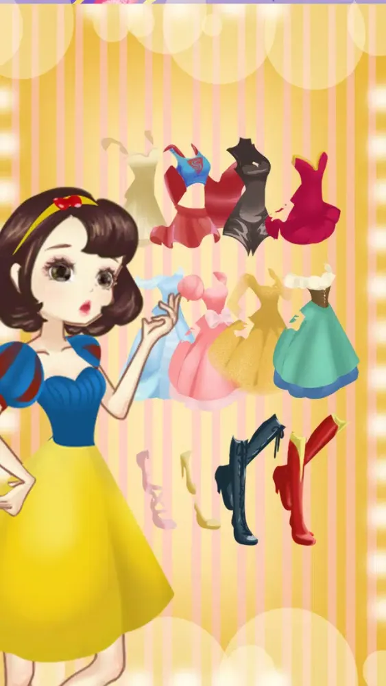 ภาพหน้าจอของ SuperHero Beauty Frozen Frenzy Mania Dress Up Game