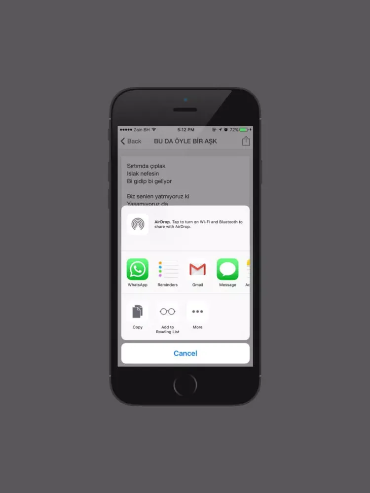 Aşk Şiirleri iPad  স্ক্রিনশট