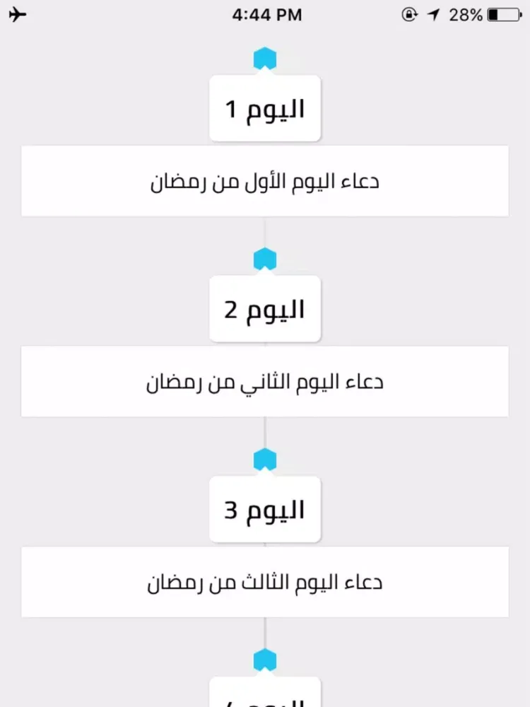 Zrzuty ekranu ادعية شهر رمضان اليومية iPad 