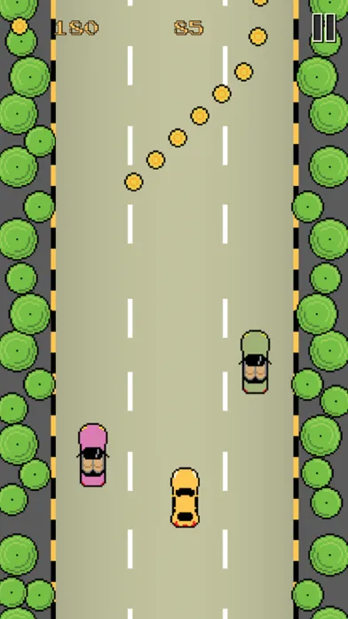 Screenshot di 1st Pixel Car Race - Dangerous Pixels