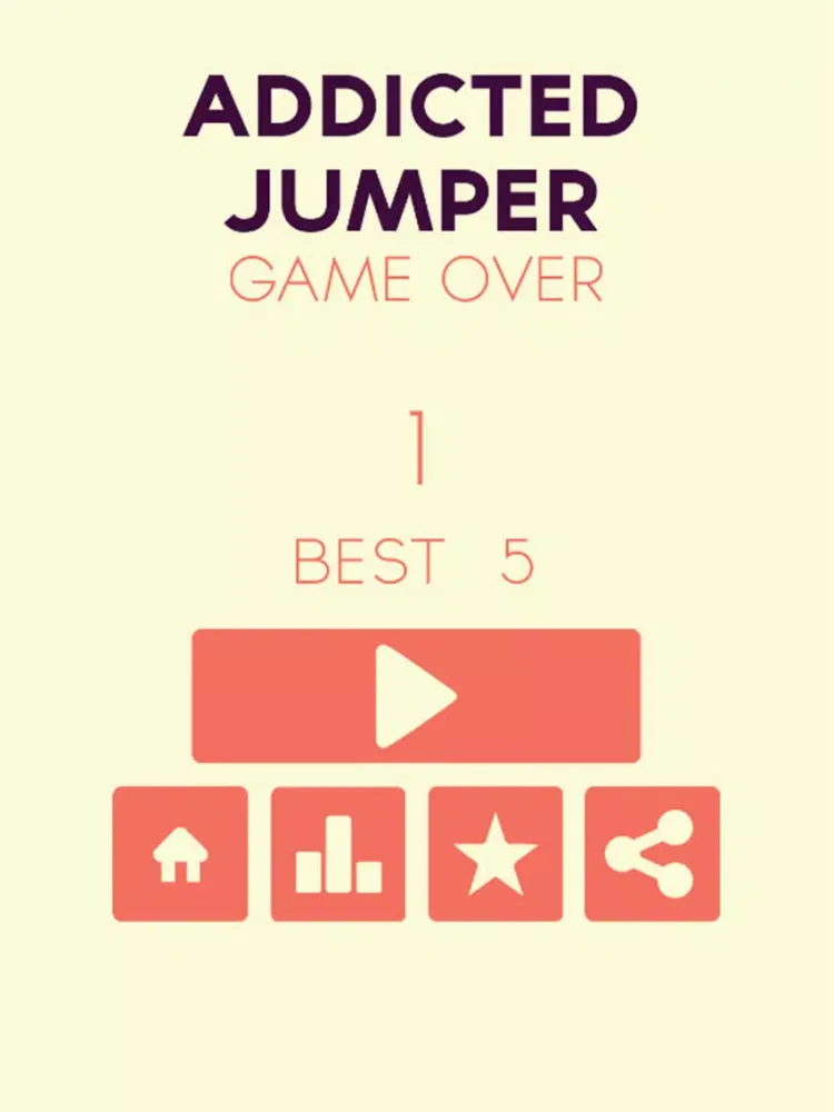 Tangkapan layar Addicted Sticky Rock Jumper iPad 