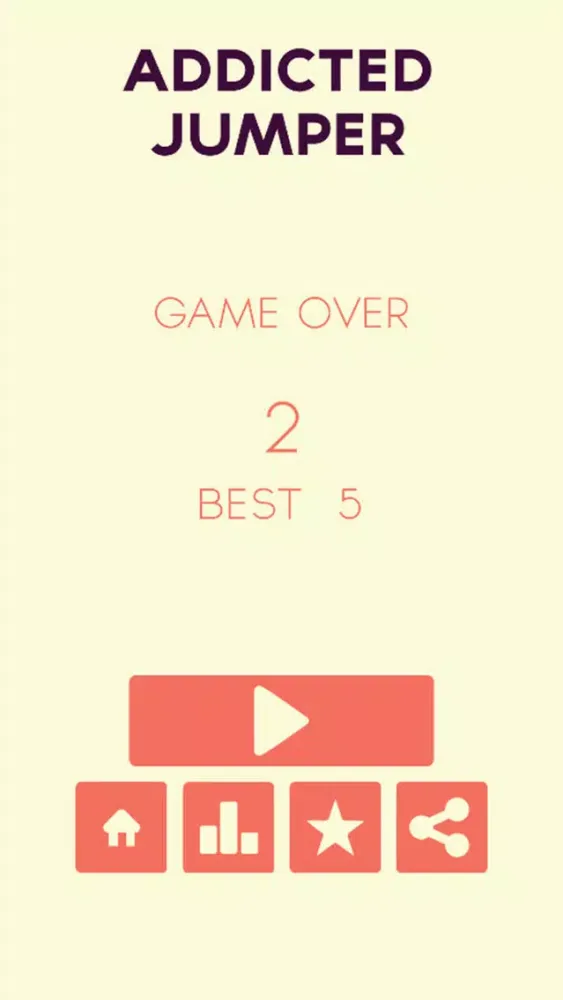 Tangkapan layar Addicted Sticky Rock Jumper