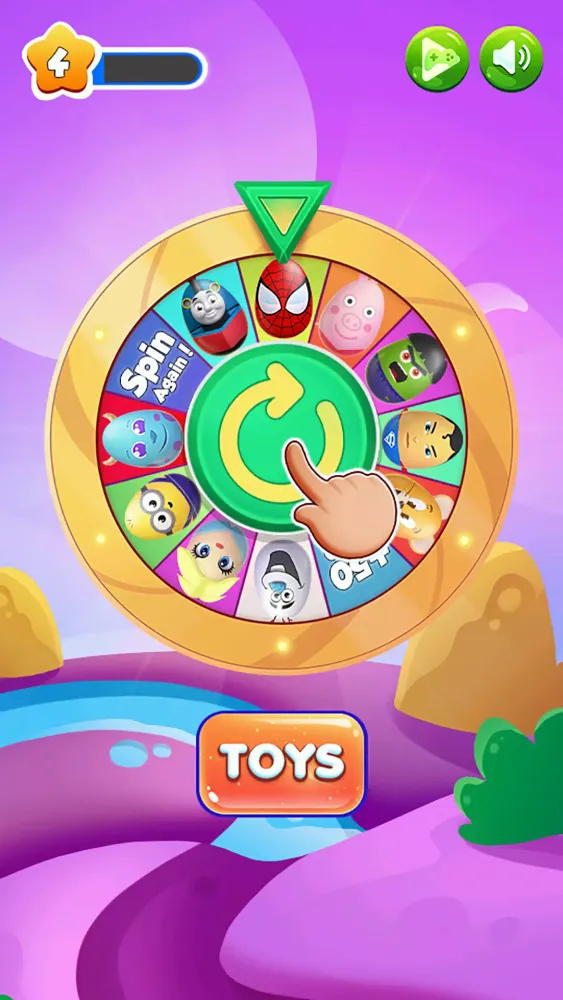 Surprise Eggs Spinning Wheel應用截圖