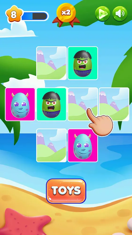 Surprise Eggs Memory Screenshots