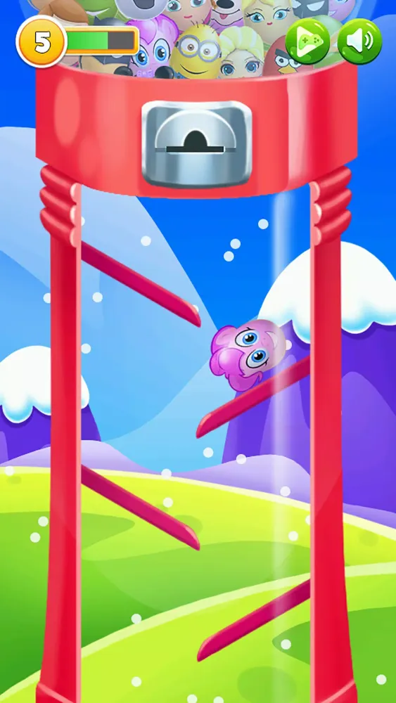 Tangkapan layar Surprise Eggs Machine