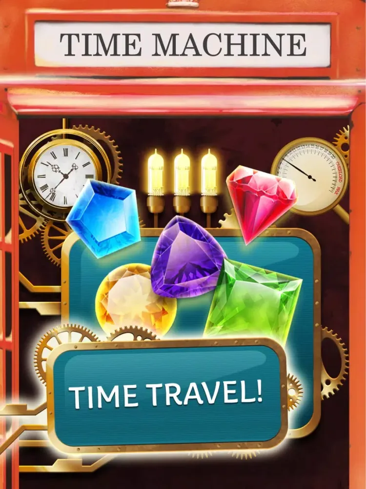 Capturas de tela do Time Travel Match 3 iPad 