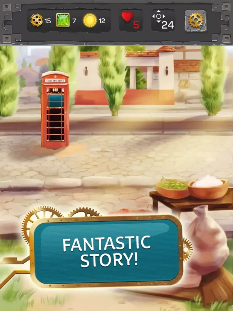 Capturas de tela do Time Travel Match 3 iPad 