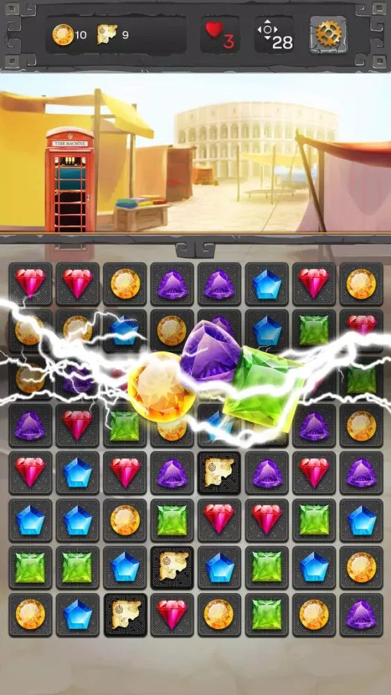 Capturas de tela do Time Travel Match 3
