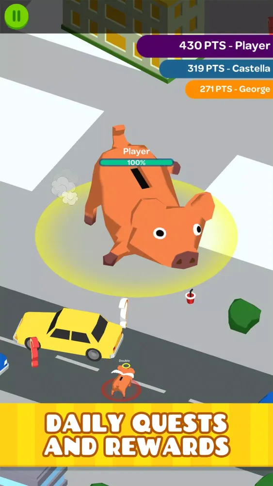 Piggy io - Pig Evolution スクリーンショット