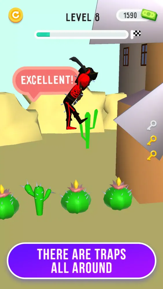 Tangkapan layar Ragdoll Simulator Fall Game