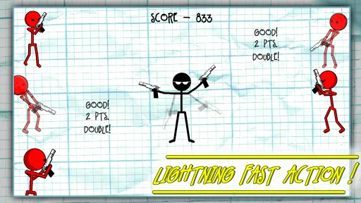ภาพหน้าจอของ Gun Fu: Stickman Edition