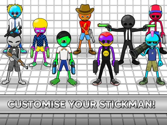 Gun Fu: Stickman 3 iPad  Screenshots