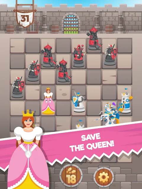 Knight Saves Queen स्क्रीनशॉट