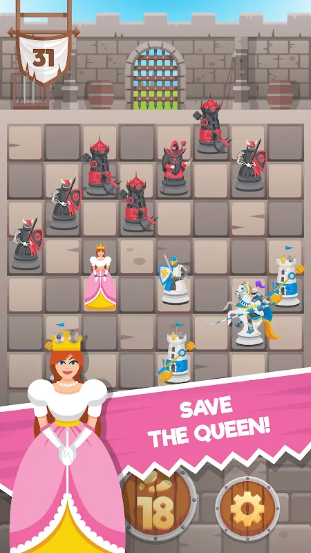 Knight Saves Queen स्क्रीनशॉट