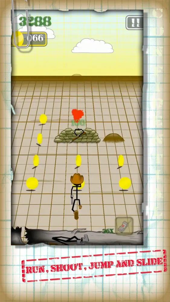 Stickman Run 'n Gun Ekran Görüntüleri