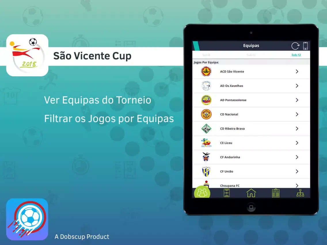 Ảnh chụp màn hình của São Vicente Cup 2018 iPad 