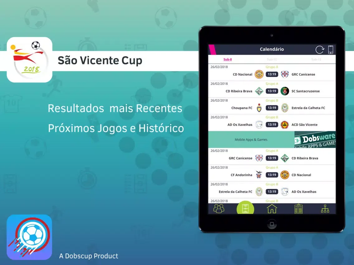 Ảnh chụp màn hình của São Vicente Cup 2018 iPad 