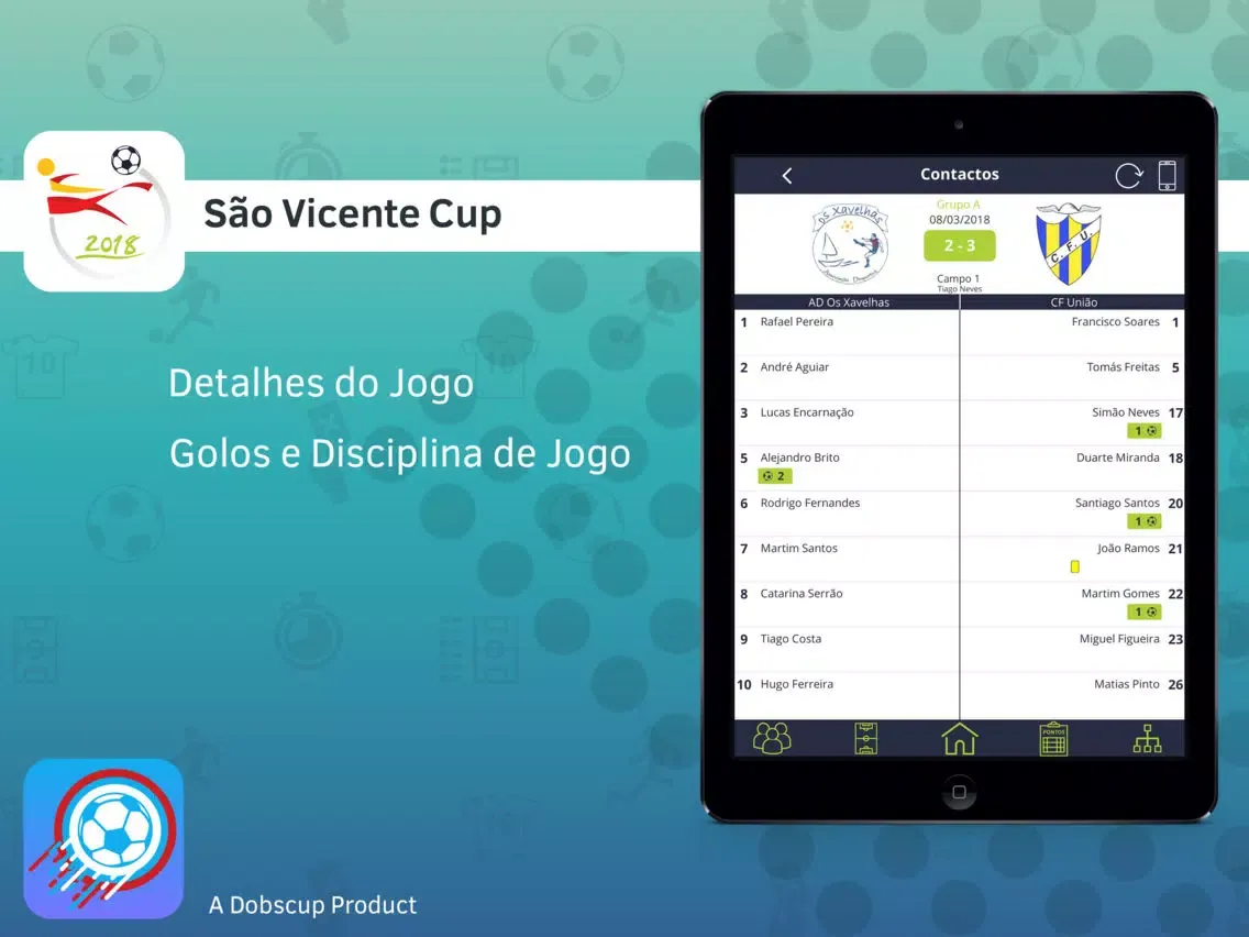 Ảnh chụp màn hình của São Vicente Cup 2018 iPad 