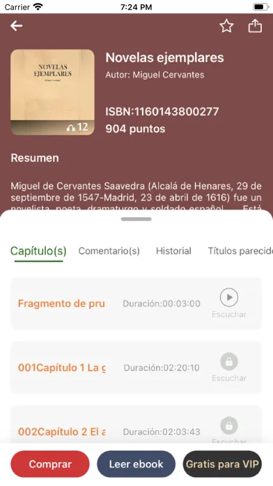 Captures d'écran de Es Libros