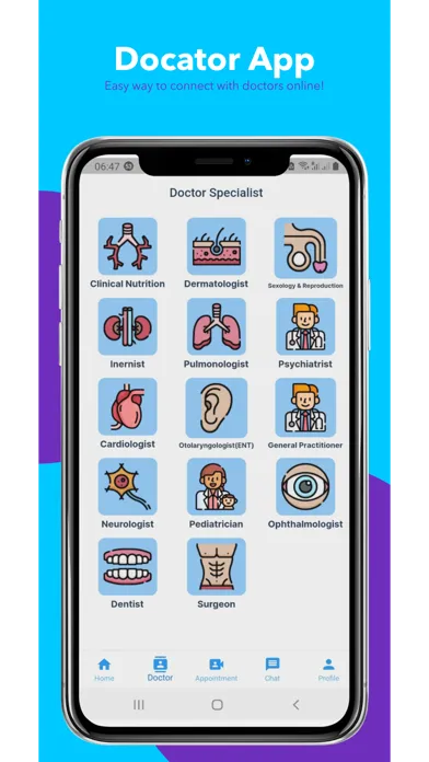 Docator for Doctors Ekran Görüntüleri