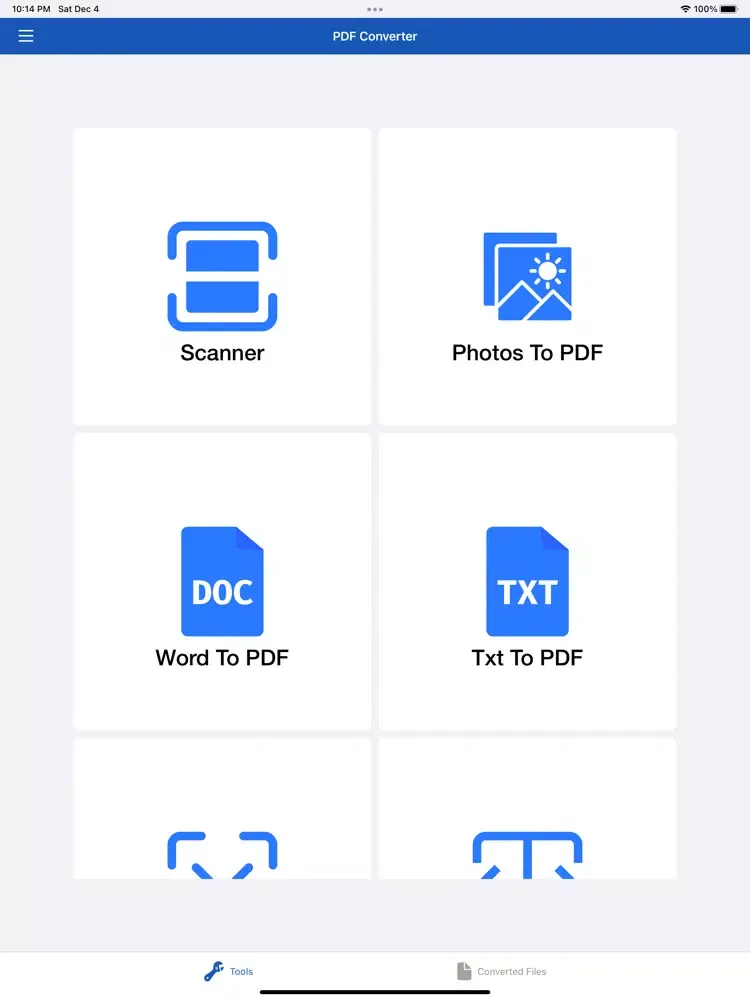 Zrzuty ekranu Convert Doc To PDF: PDF Editor iPad 