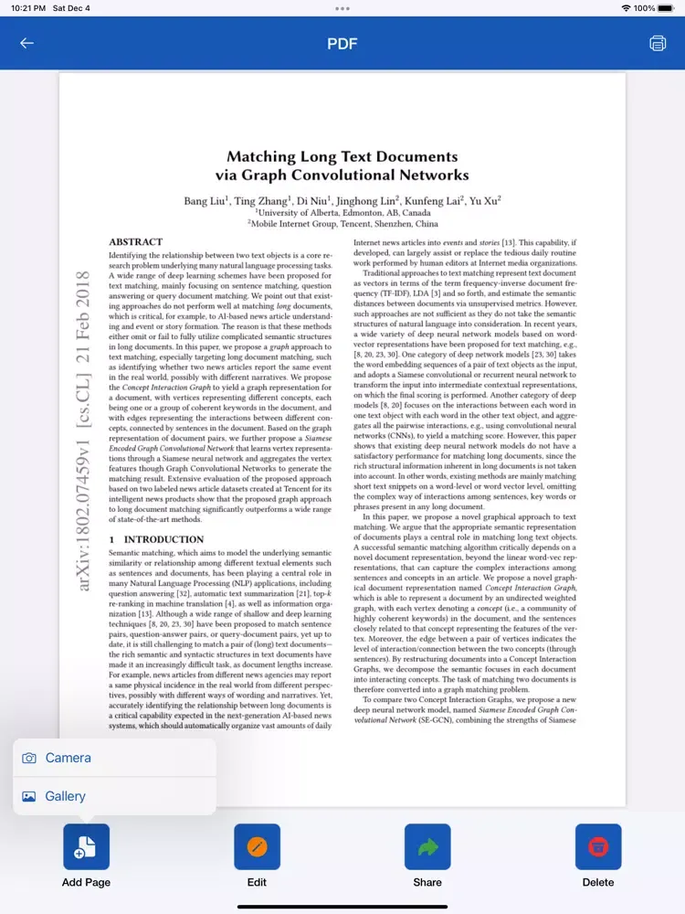 Zrzuty ekranu Convert Doc To PDF: PDF Editor iPad 
