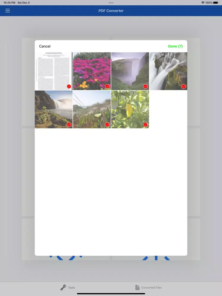 Zrzuty ekranu Convert Doc To PDF: PDF Editor iPad 