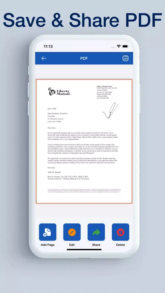 Zrzuty ekranu Convert Doc To PDF: PDF Editor