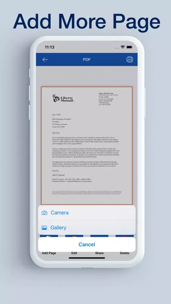 Zrzuty ekranu Convert Doc To PDF: PDF Editor