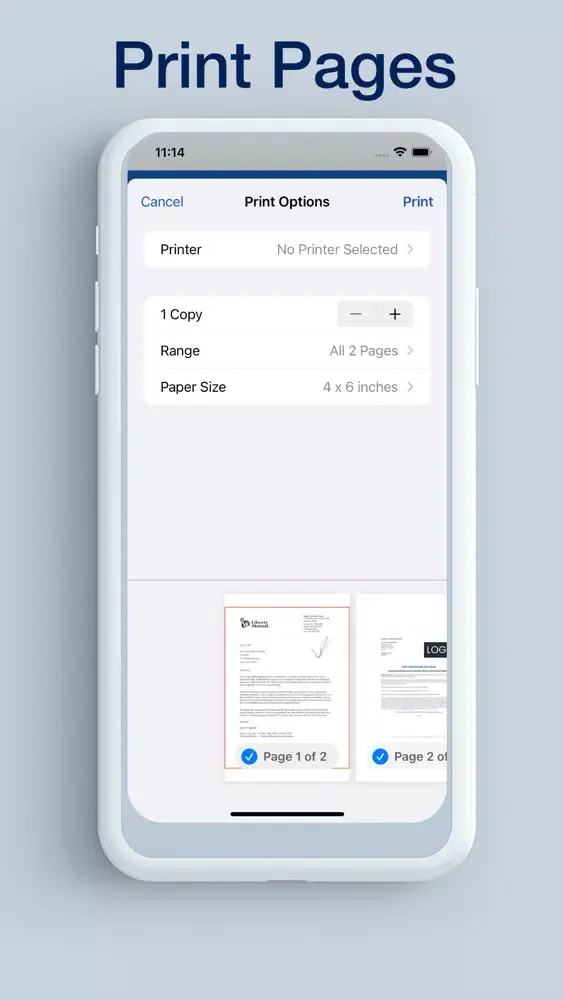 Zrzuty ekranu Convert Doc To PDF: PDF Editor