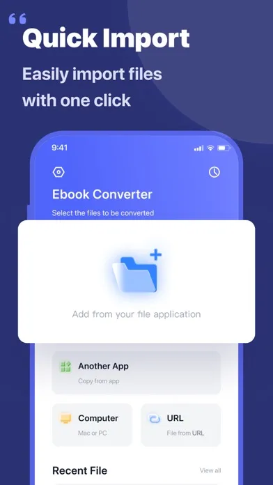 Capturas de pantalla de eBoox Converter: MOBI, EPUB