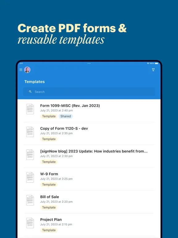 DocHub: Simple PDF Form Editor iPad  स्क्रीनशॉट