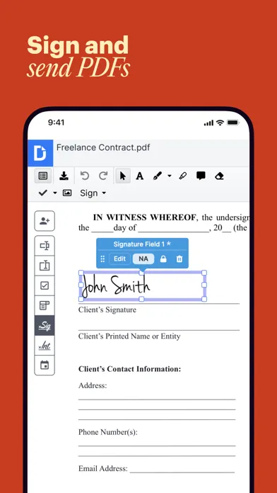 DocHub: Simple PDF Form Editor स्क्रीनशॉट