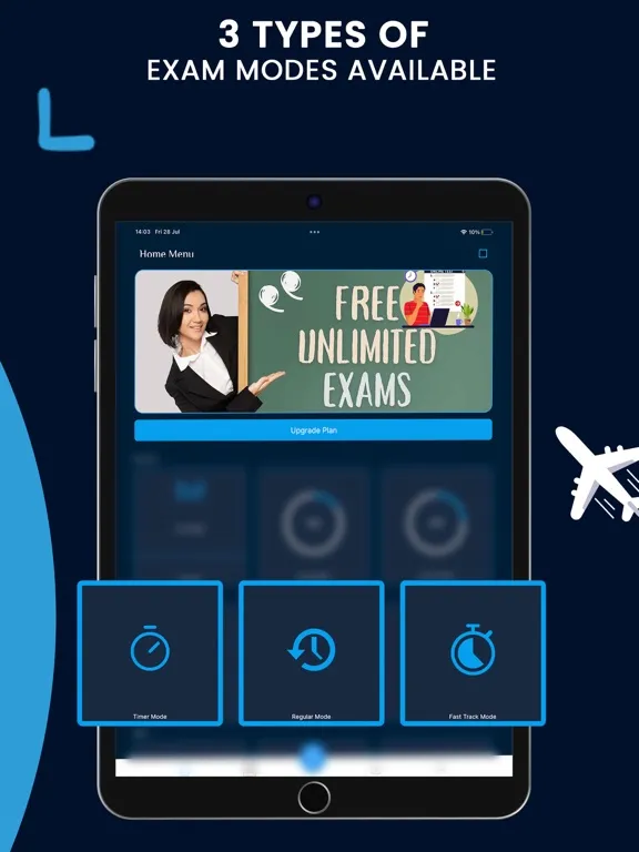 Zrzuty ekranu Korean EPS Topik Exam CBT Line iPad 