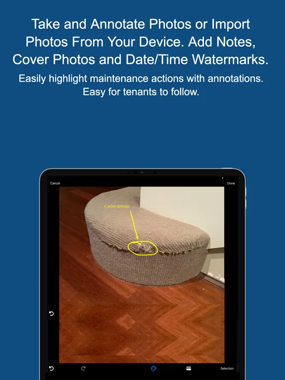 Zrzuty ekranu Property Inspection Manager iPad 