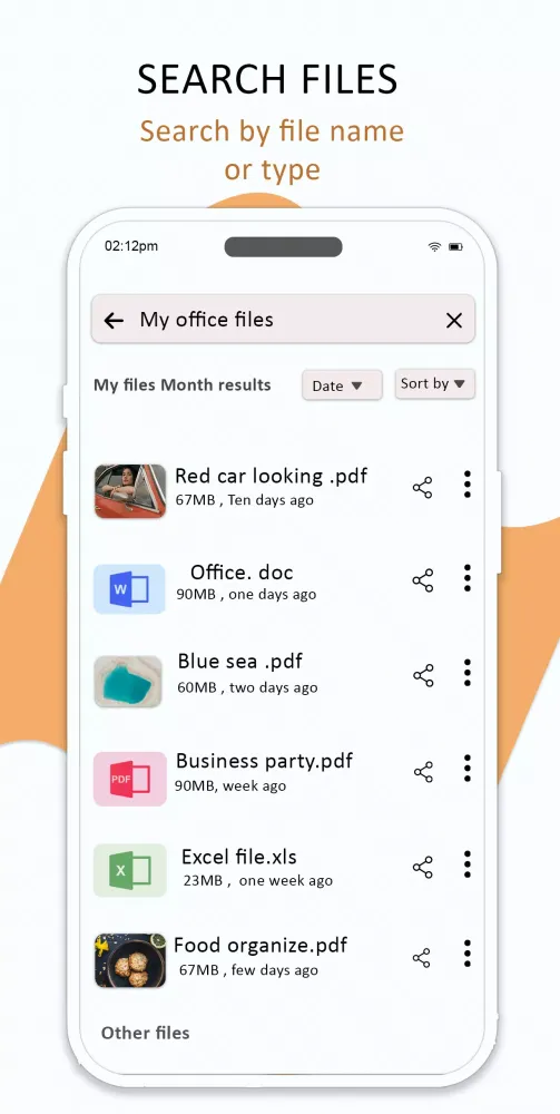 My Files Screenshots