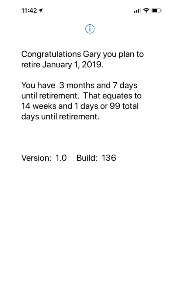 Zrzuty ekranu Countdown 2 Retirement