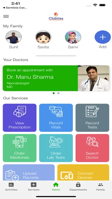 Chikitsa Clinic Screenshots