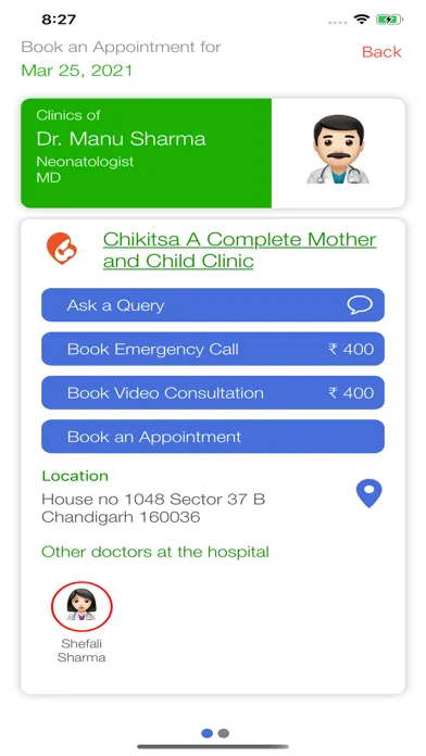 Chikitsa Clinic Screenshots