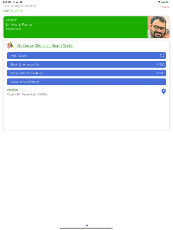 Tangkapan skrin Dr Manjit Kumar Childrens iPad 
