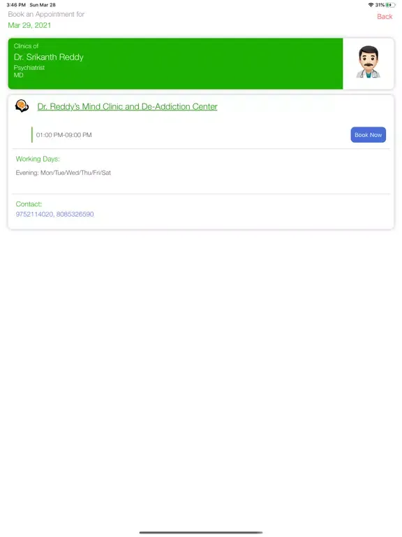 Zrzuty ekranu Dr Reddys Clinic iPad 