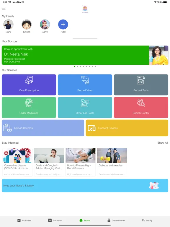 EN1 Neuro Services iPad 應用截圖