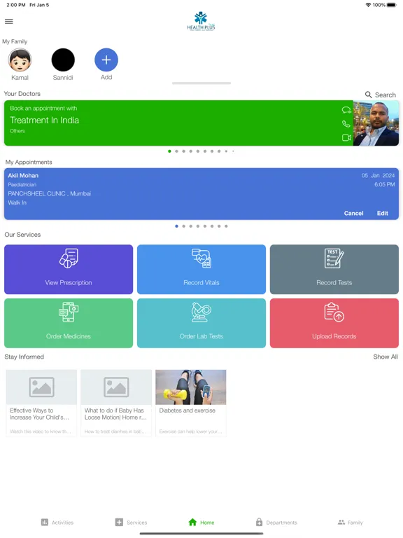 Health Plus Inde iPad  Ekran Görüntüleri