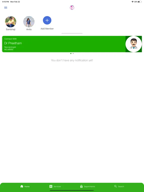 Скриншоты Sanjeevini Hospital - Prerana iPad 