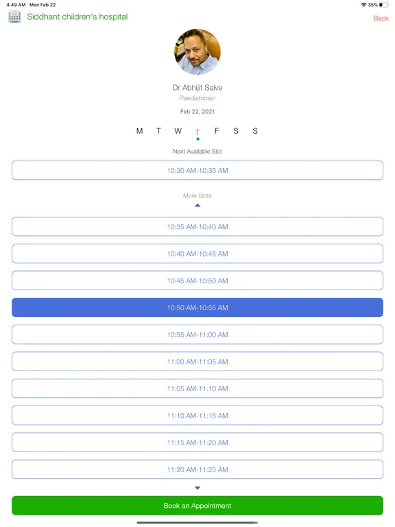 Скриншоты Siddhant Children's Hospital iPad 