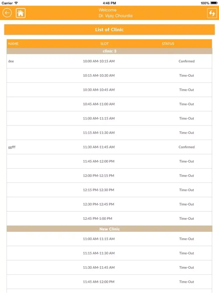 Need A Doctor - App for Doctors iPad  Screenshots