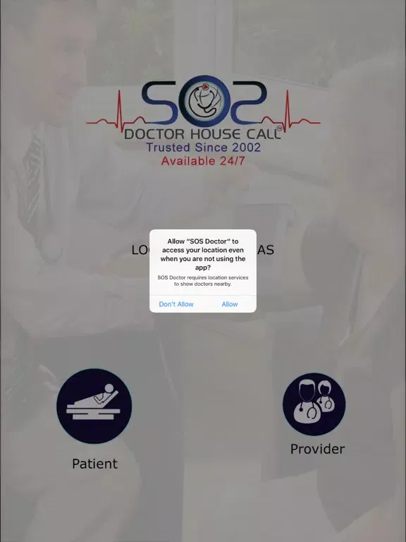 SOS Doctor Housecall iPad  Ekran Görüntüleri