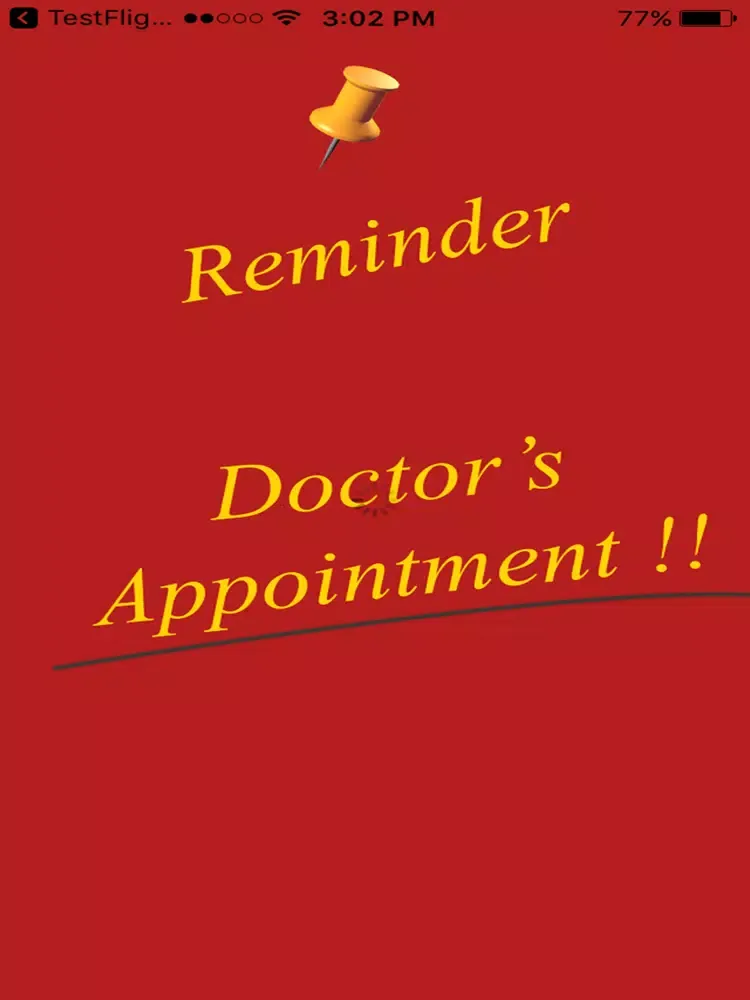 Doctor Notification App iPad  स्क्रीनशॉट